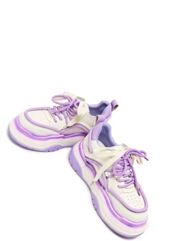 Koi Footwear Platforms|Sneakers*Neon Reef Platform Trainers - Violet