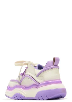 Koi Footwear Platforms|Sneakers*Neon Reef Platform Trainers - Violet