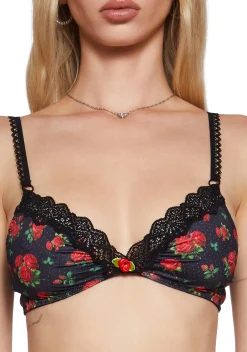 Sugar Thrillz Lingerie|Plus*La Bella Vita Satin Bra
