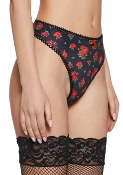 Sugar Thrillz Lingerie|Plus*La Bella Vita Satin Panty