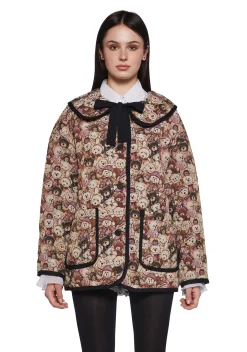dELiA*s by Dolls Kill Outerwear|Plus*Lady Love Convertible Collared Coat - Teddy Bear