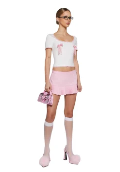 Sugar Thrillz Tops|Plus*Ladylike Manner Baby Tee