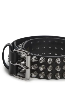 Funk Plus Belts & Harnesses*Large Conical Studded Waist Belt - Black