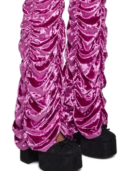 Sugar Thrillz Bottoms|Pants*Lasso Babe Flare Pants - Velour