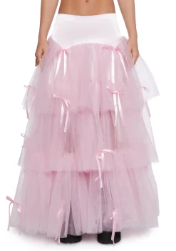 Sugar Thrillz Bottoms|Skirts*Late To The Ball Tulle Maxi Skirt