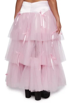 Sugar Thrillz Bottoms|Skirts*Late To The Ball Tulle Maxi Skirt