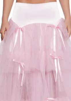 Sugar Thrillz Bottoms|Skirts*Late To The Ball Tulle Maxi Skirt