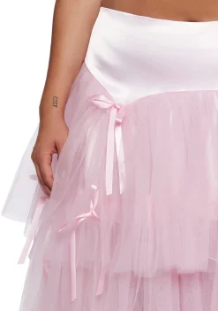 Sugar Thrillz Bottoms|Skirts*Late To The Ball Tulle Maxi Skirt