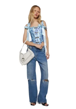 Sugar Thrillz Corsets|Tops*Lavish Duchess Corset Top - Blue