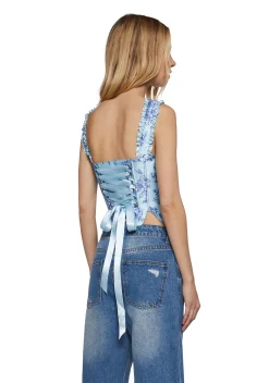 Sugar Thrillz Corsets|Tops*Lavish Duchess Corset Top - Blue