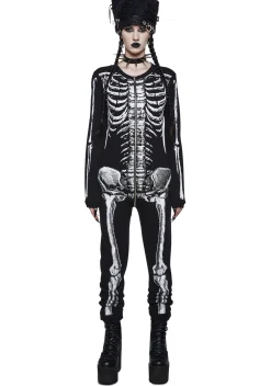 Trickz N' Treatz Lingerie|Plus*Lazy Bones Thermal Onesie