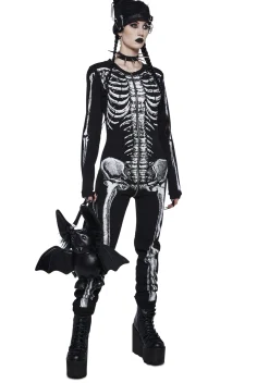 Trickz N' Treatz Lingerie|Plus*Lazy Bones Thermal Onesie