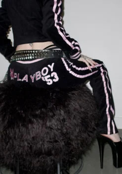 Playboy by Dolls Kill Outerwear|Sweatshirts & Hoodies*Leisurely Yours Velour Track Jacket