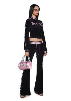 Playboy by Dolls Kill Outerwear|Sweatshirts & Hoodies*Leisurely Yours Velour Track Jacket
