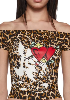 Ed Hardy Bottoms|Shorts*Leopard Booty Shorts