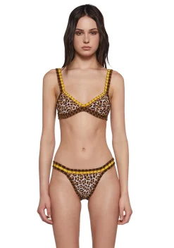 x_Sunday Brunch Swim*Leopard Summer Bikini Set