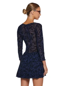 x_Sky to Moon Dresses|Mini Dresses*Letters Never Sent Mini Dress - Dark Blue