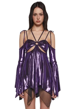Club Exx Dresses|Mini Dresses*Lightning In A Bottle Mini Dress - Purple