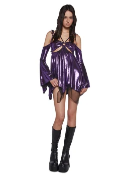 Club Exx Dresses|Mini Dresses*Lightning In A Bottle Mini Dress - Purple
