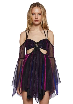 Club Exx Dresses|Mini Dresses*Lightning In A Bottle Mini Dress - Iridescent