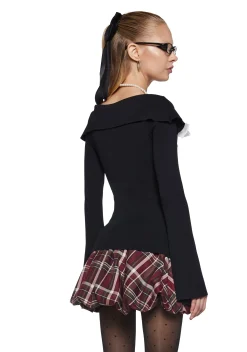 Sugar Thrillz Tops|Plus*Like A Holiday Knit Cardigan