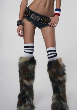 Current Mood Boots*Liquid Rhythm Faux Fur Boots - Camo