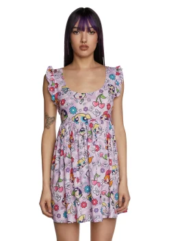Dolls Kill x The Powerpuff Girls Dresses*Little Angels Babydoll Dress