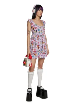 Dolls Kill x The Powerpuff Girls Dresses*Little Angels Babydoll Dress