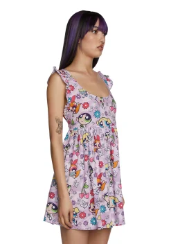 Dolls Kill x The Powerpuff Girls Dresses*Little Angels Babydoll Dress