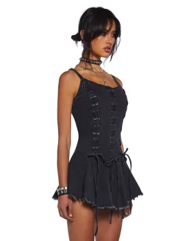 Current Mood Dresses|Mini Dresses*Little Miss Attitude Mini Dress - Black