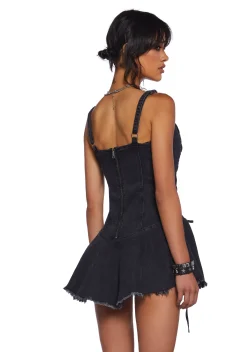 Current Mood Dresses|Mini Dresses*Little Miss Attitude Mini Dress - Black