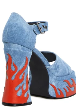Current Mood Platforms|Heels*Little Pistol Platform Heels