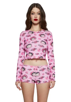Dolls Kill x Betty Boop Lingerie*Little Sassiness Pajama Set