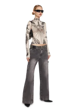 Current Mood Tops|Plus*Lives For Sin Mesh Top