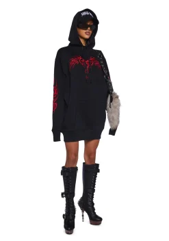 Current Mood Dresses|Sweatshirts & Hoodies*Looking For Danger Hoodie Dress