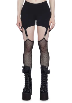 Widow Bottoms*Lost In The Void Garter Leggings