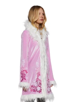 Sugar Thrillz Outerwear*Love By Candlelight Velvet Coat