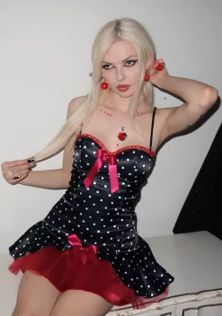 Sugar Thrillz Dresses|Mini Dresses*Love On The Dot Mini Dress