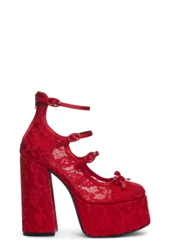 Sugar Thrillz Platforms|Heels*Love Smiling Melody Platform Heels