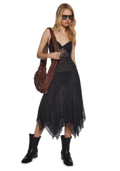 Current Mood Dresses|Plus*Love Sound Slip Dress - Black