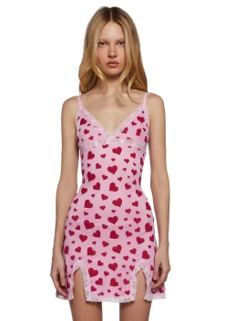 Sugar Thrillz Dresses*Love Surrounds Me Slip Dress