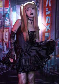 Dolls Kill x Death Note Dresses|Mini Dresses*Love You More Mini Dress And Gloves Set