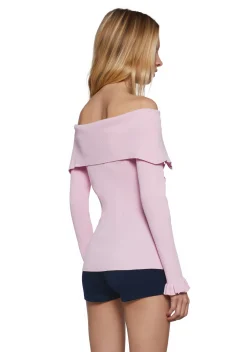 Sugar Thrillz Tops|Plus*Love’s A Game Knit Cardigan-Pink