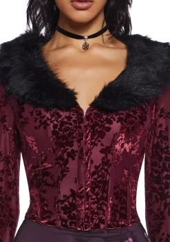 dELiA*s by Dolls Kill Corsets|Tops*Lovestruck In Lisbon Corset Top - Red