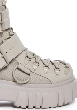 Club Exx Boots*Low Traitor Boots - Light Gray