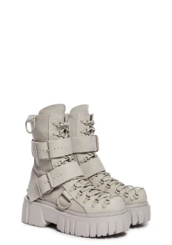 Club Exx Boots*Low Traitor Boots - Light Gray