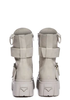 Club Exx Boots*Low Traitor Boots - Light Gray