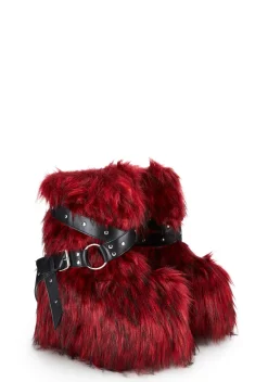 Club Exx Boots*Low Wild Instincts Faux Fur Boots