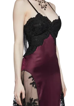 Widow Dresses*Lustrous Heart Maxi Dress