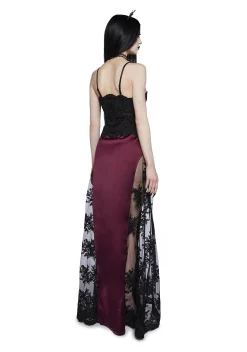 Widow Dresses*Lustrous Heart Maxi Dress